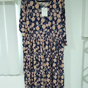 Floral Navy Dress